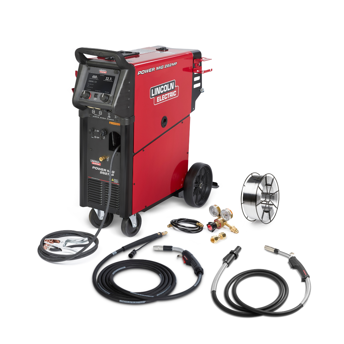 Lincoln POWER MIG 262MP Multiprocess Welder Aluminum One-Pak (Push Gun) - K5637-1
