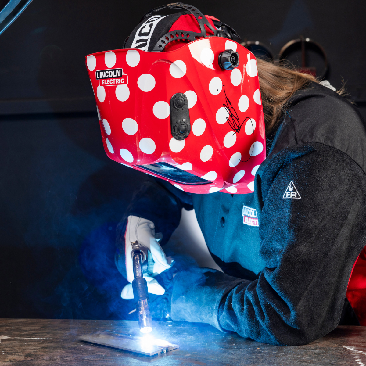 Lincoln Viking 3350 ADV Jessi the Welder 5th Gen Welding Helmet - K5758-5