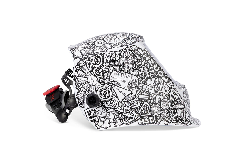 Lincoln Viking 3350 ADV Graffiti Welding Helmet - K5760-5