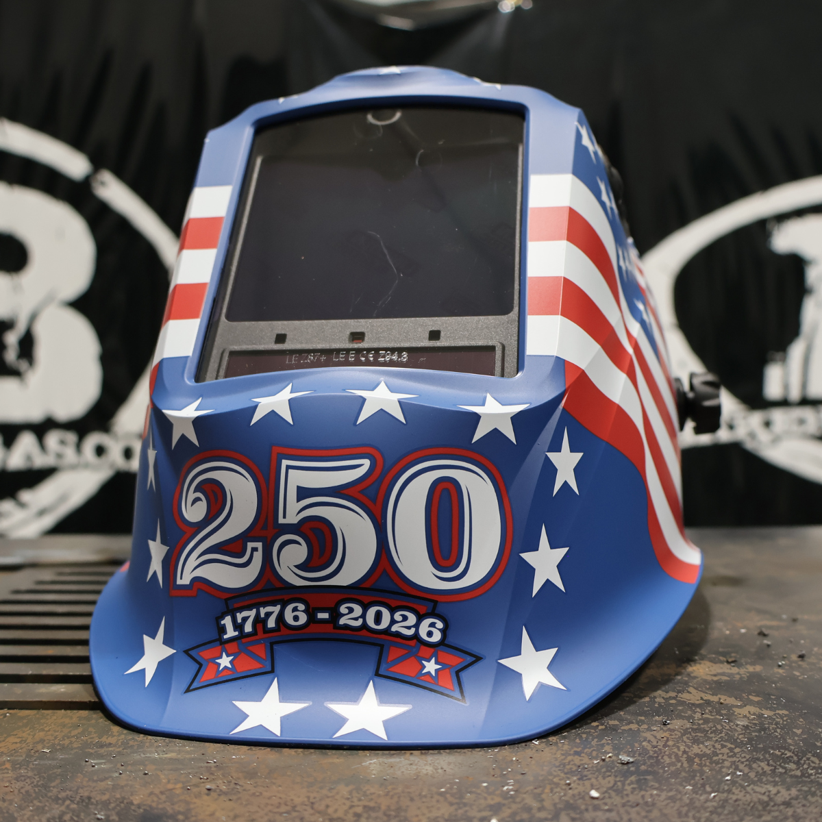 Lincoln Viking 3350 ADV Star-Spangled 250th Edition Welding Helmet - K6064-5