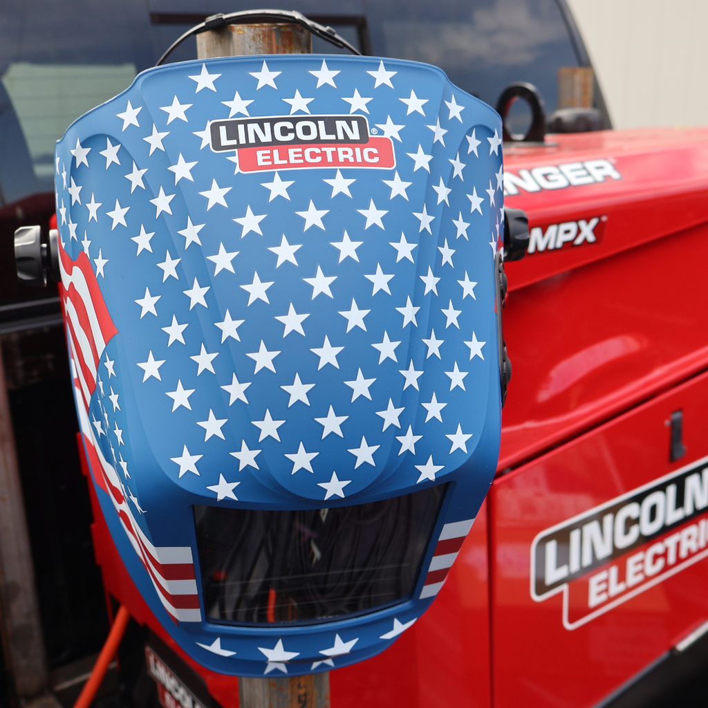 Lincoln Viking 3350 ADV Star-Spangled 250th Edition Welding Helmet - K6064-5