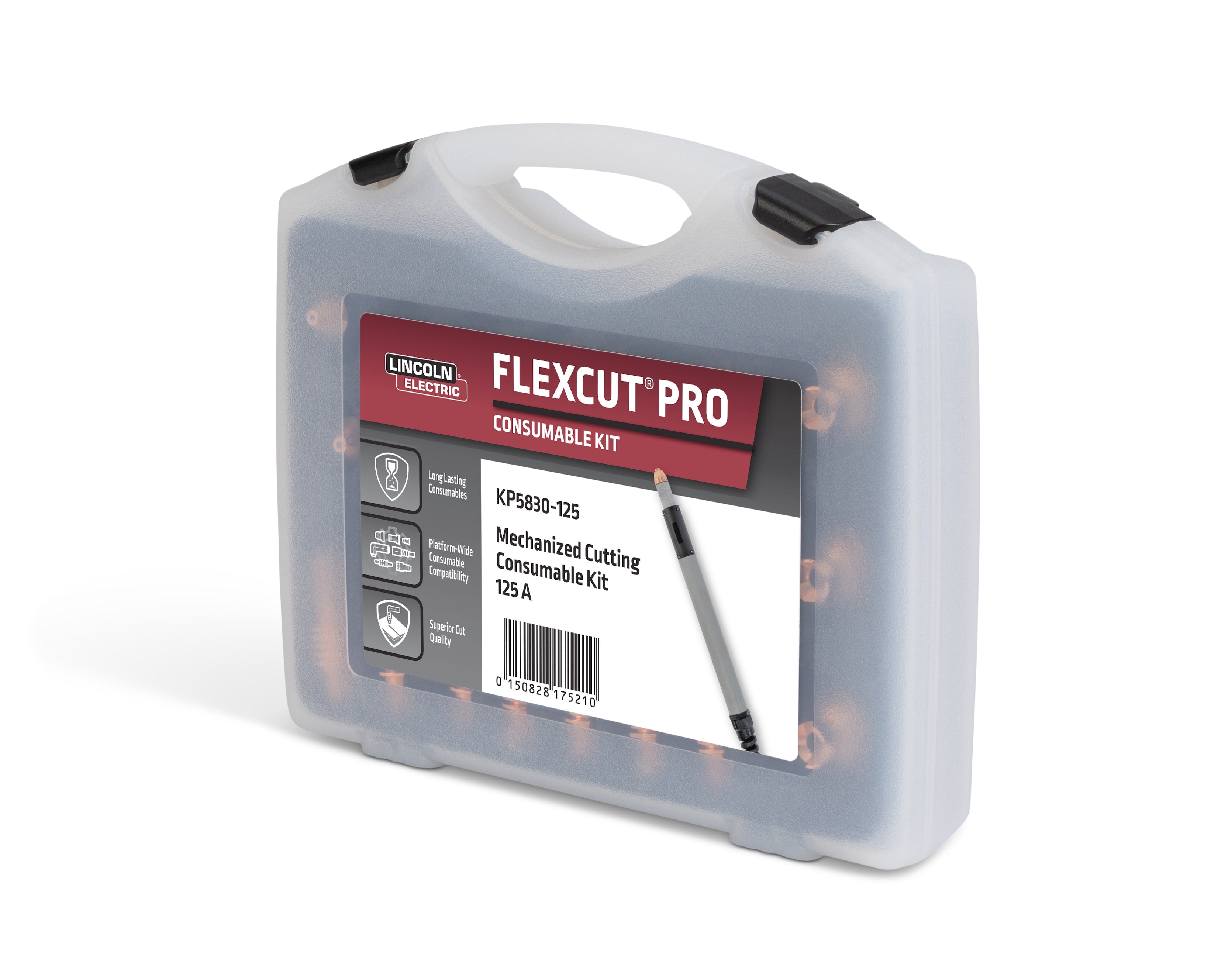 Lincoln FlexCut® PRO Mechanized Consumable Cutting Kit, 125A - KP5830-125