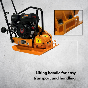 Kushlan KPC60 Plate Compactor 2,500 lbs Compaction 5.5 HP Loncin Engine New