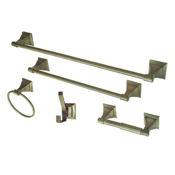 Kingston Brass Monarch 5-Piece Bathroom Accessory Set Antique Brass
