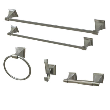 Kingston Brass Monarch 5-Piece Bathroom Accessory Set (BAHK61212478) main image.