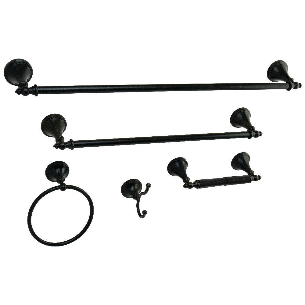 Kingston Brass Naples 5-Piece Bathroom Accessory Set Oil Rubbed Bronze