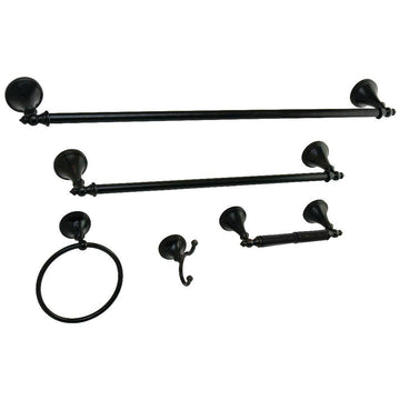 Kingston Brass Naples 5-Piece Bathroom Accessory Set Oil Rubbed Bronze