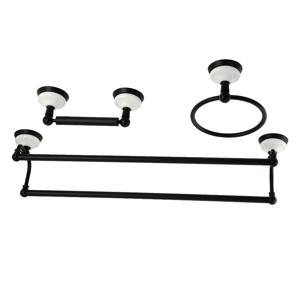 Kingston Brass Victorian 3-Piece Bathroom Accessory Set (BAK111348) main image.