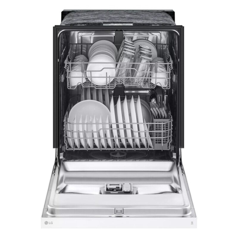 LG  24 Inch Front Control Dishwasher With Lodecibel Operation And Dynamic Dry™ - White (LDFC2423W)