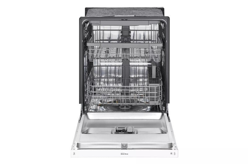 LG  24 Inch Front Control Dishwasher With Quadwash™ And 3rd Rack - White (LDFN4542W)
