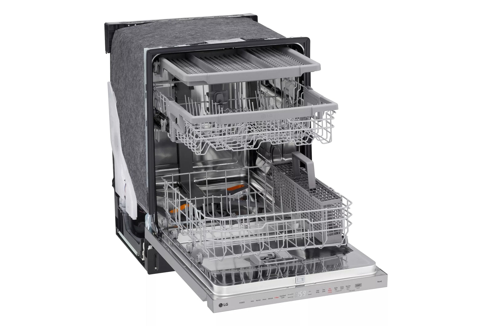 LG 24-inch Wide Top Control Dishwasher in PrintProof™ Stainless Steel - LDPH5554S