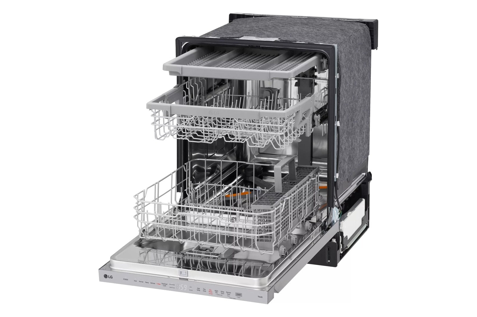 LG 24-inch Wide Top Control Dishwasher in PrintProof™ Stainless Steel - LDPH5554S