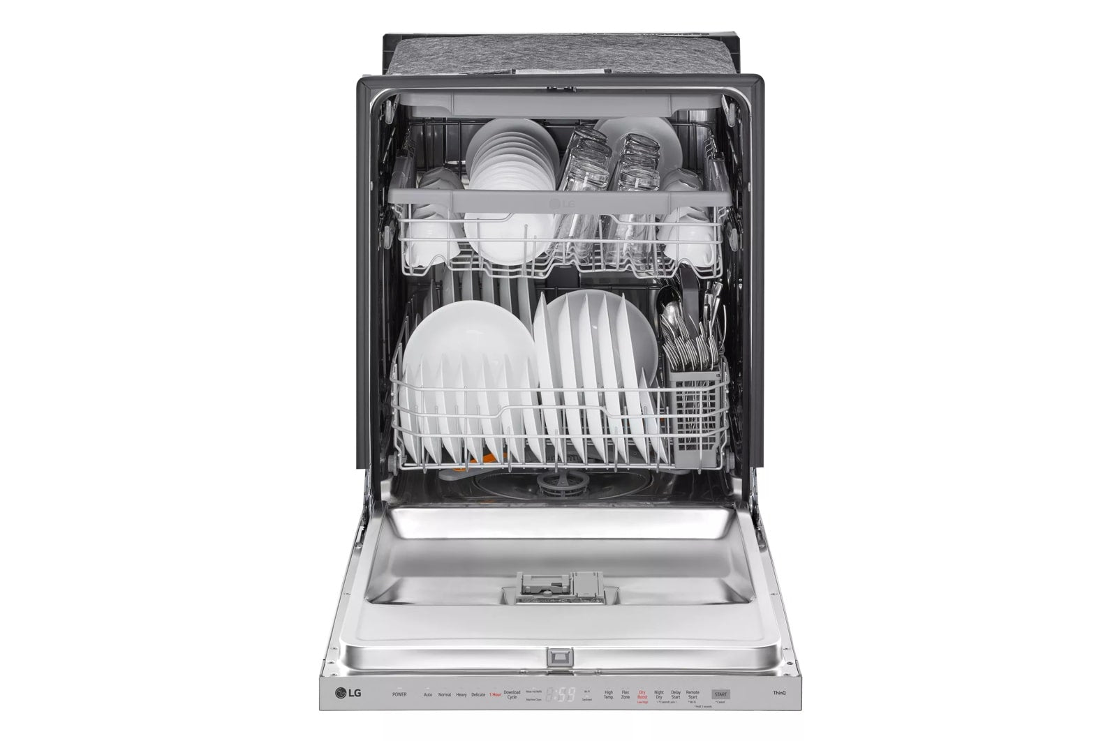 LG 24-inch Wide Top Control Dishwasher in PrintProof™ Stainless Steel - LDPH5554S