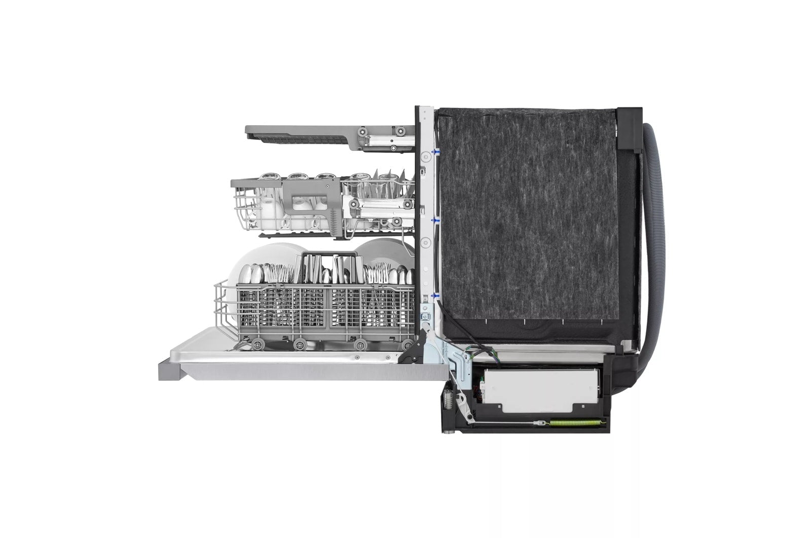 LG 24-inch Wide Top Control Dishwasher in PrintProof™ Stainless Steel - LDPH5554S