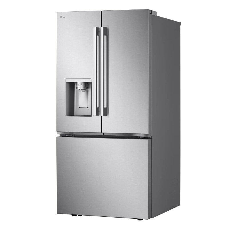 LG  25 Cu. Ft. Standard-depth Max™ 3-door French Door Refrigerator With External Ice And Water Dispenser - Print Proof Stainless Steel (LF25H6330S)