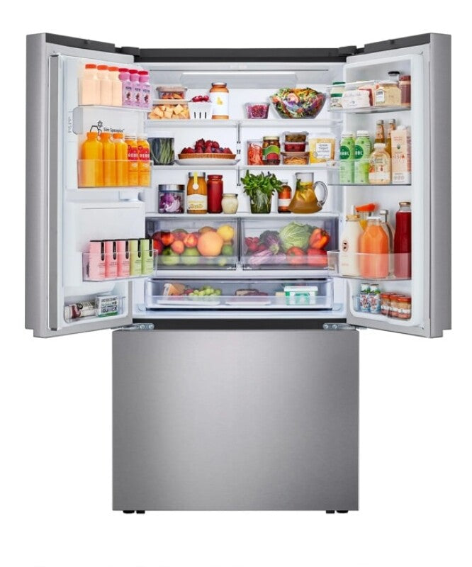 LG  26 Cu. Ft. Counter Depth Max 3-door French Door Refrigerator With Ice And Water Dispenser - Stainless Look (LF26C6230V)