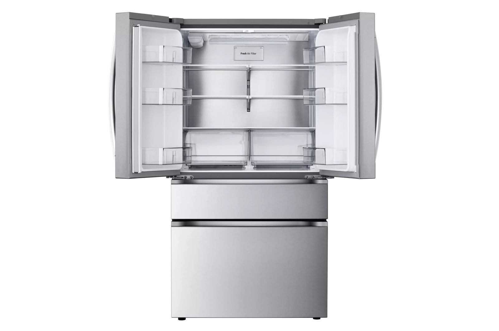 LG 30 cu. ft. Smart Standard-Depth MAX™ 4-Door French Door Refrigerator with Full-Convert Drawer™