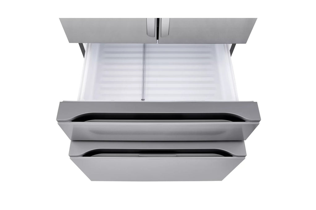 LG 30 cu. ft. Smart Standard-Depth MAX™ 4-Door French Door Refrigerator with Full-Convert Drawer™