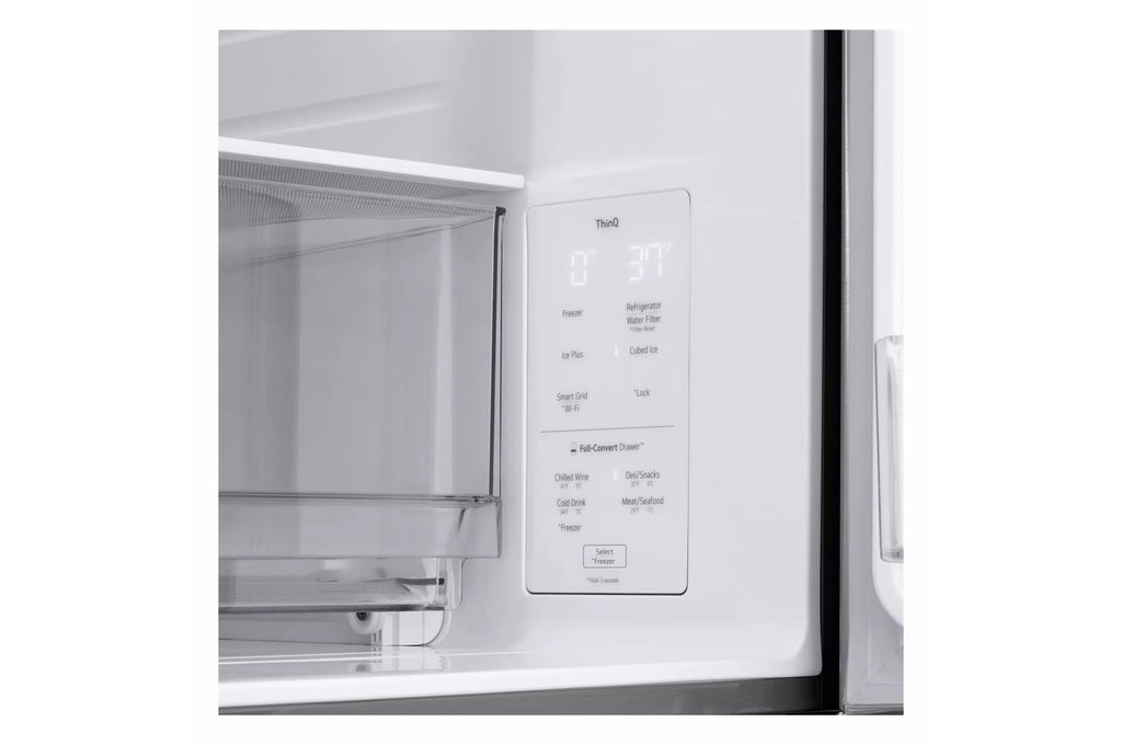 LG 30 cu. ft. Smart Standard-Depth MAX™ 4-Door French Door Refrigerator with Full-Convert Drawer™
