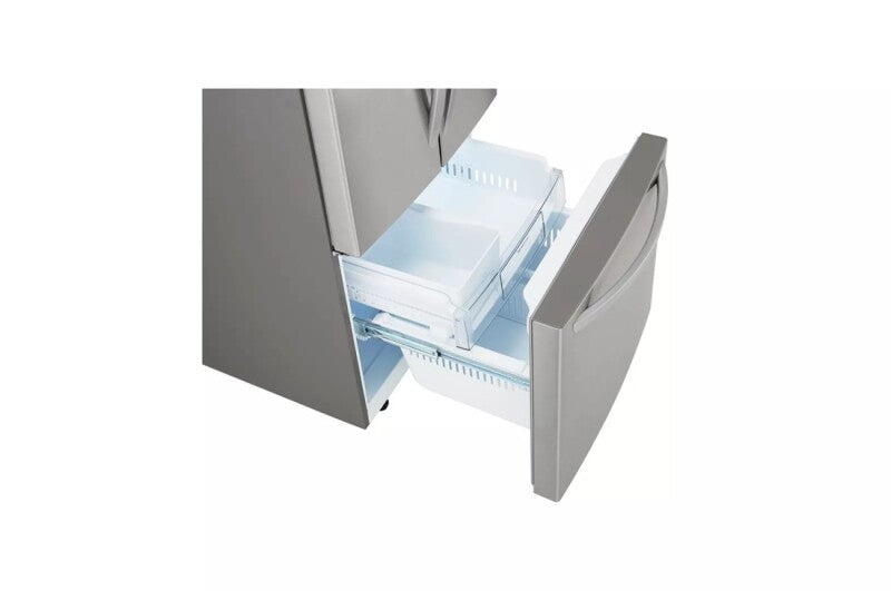 LG  22 Cu. Ft. 30 Inch Wide French Door Refrigerator - Stainless Steel - Stainless Steel (LFCS22520S)