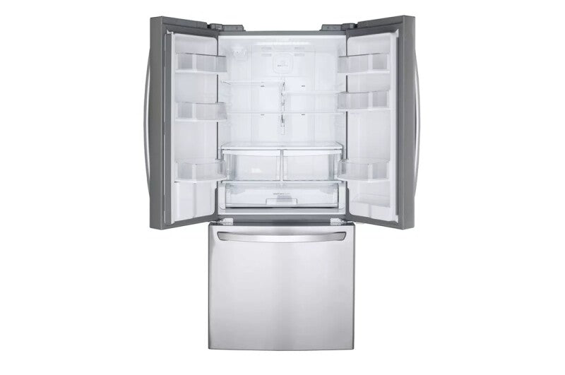 LG  22 Cu. Ft. French Door Refrigerator - Stainless Steel (LFDS22520S)