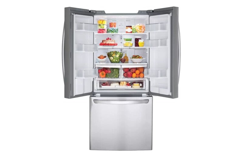 LG  22 Cu. Ft. French Door Refrigerator - Stainless Steel (LFDS22520S)