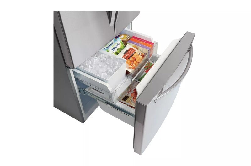 LG  22 Cu. Ft. French Door Refrigerator - Stainless Steel (LFDS22520S)