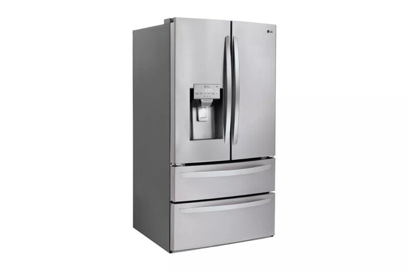 LG  28 Cu. Ft. 4-door French Door, Standard Depth, Ice & Water, Double Freezer, Stainless Steel - Stainless Steel (LMXS28626S)