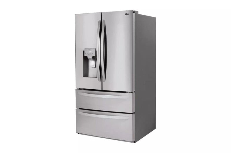 LG  28 Cu. Ft. 4-door French Door, Standard Depth, Ice & Water, Double Freezer, Stainless Steel - Stainless Steel (LMXS28626S)