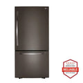 LG  26 Cu. Ft. Bottom Freezer Refrigerator - PrintProof Stainless Steel (LRDCS2603D)