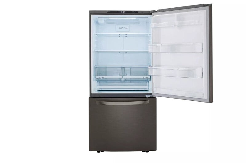 LG  26 Cu. Ft. Bottom Freezer Refrigerator - PrintProof Stainless Steel (LRDCS2603D)