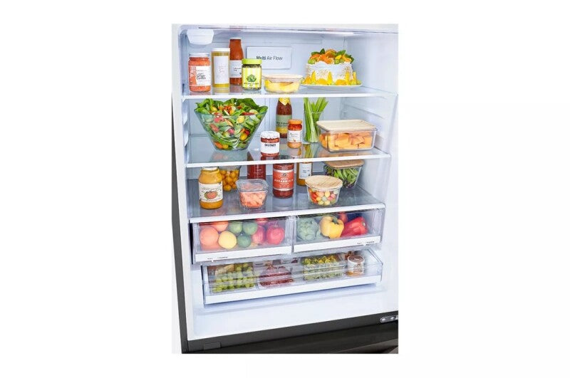 LG  26 Cu. Ft. Bottom Freezer Refrigerator - PrintProof Stainless Steel (LRDCS2603D)