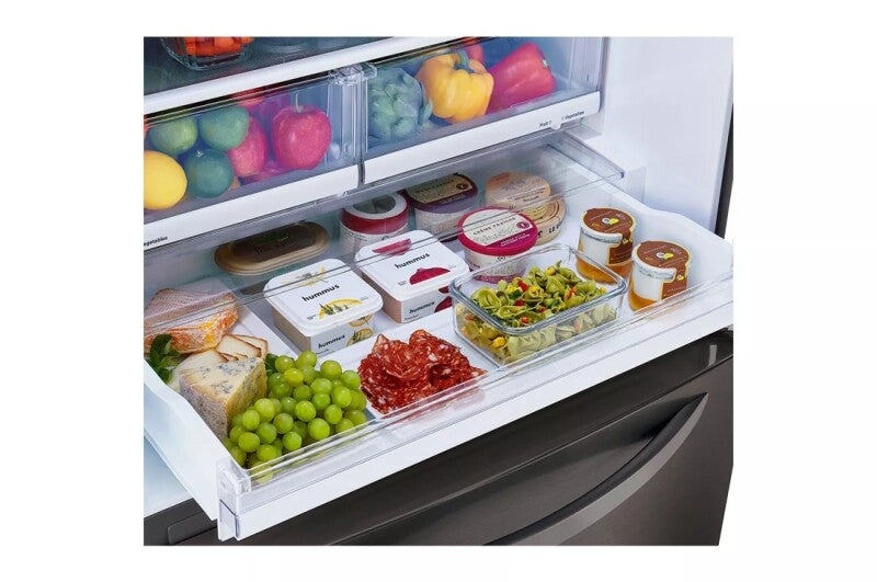 LG  26 Cu. Ft. Bottom Freezer Refrigerator - PrintProof Stainless Steel (LRDCS2603D)