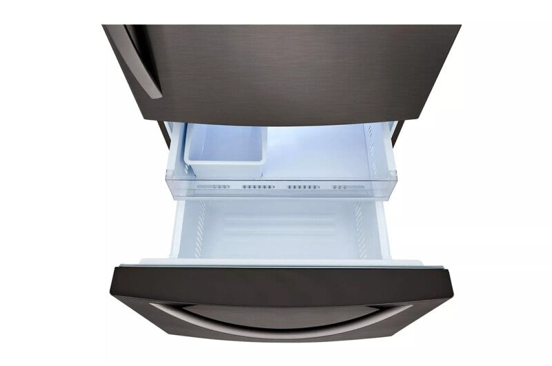 LG  26 Cu. Ft. Bottom Freezer Refrigerator - PrintProof Stainless Steel (LRDCS2603D)