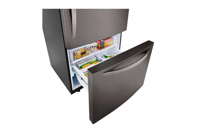 LG  26 Cu. Ft. Bottom Freezer Refrigerator - PrintProof Stainless Steel (LRDCS2603D)