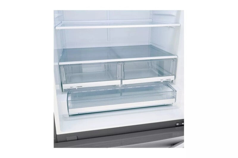 LG  26 Cu. Ft. 33 Inch Wide Bottom Freezer Refrigerator - Stainless Steel - Stainless Steel (LRDCS2603S)