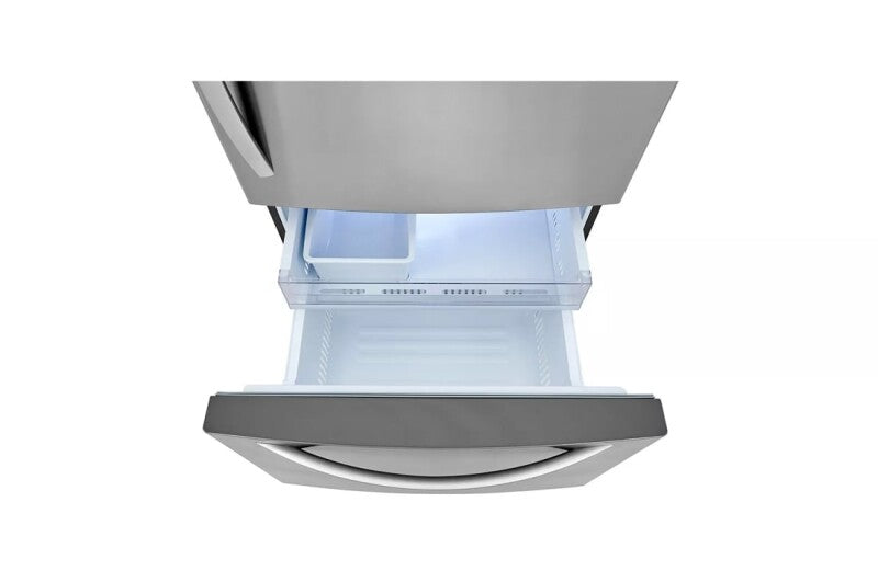 LG  26 Cu. Ft. 33 Inch Wide Bottom Freezer Refrigerator - Stainless Steel - Stainless Steel (LRDCS2603S)
