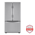 LG  23 Cu. Ft. French Door, Counter-depth, Non Dispense Refrigerator - Print Proof Stainless Steel (LRFCC23D6S)