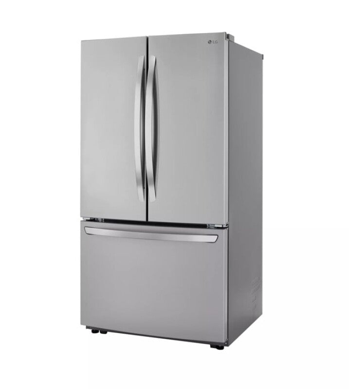 LG  23 Cu. Ft. French Door, Counter-depth, Non Dispense Refrigerator - Print Proof Stainless Steel (LRFCC23D6S)