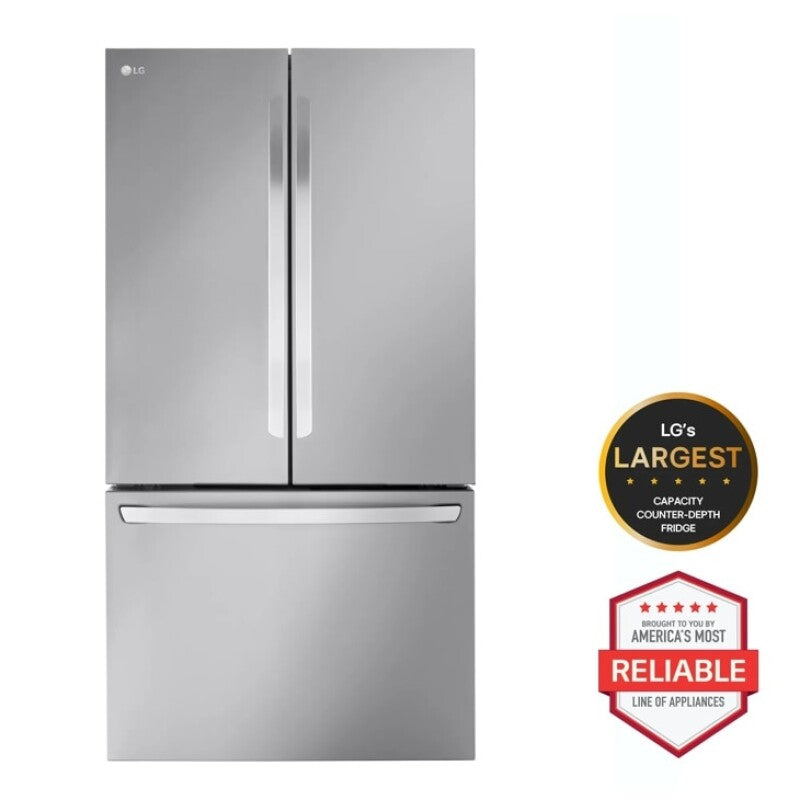 LG  27 Cu. Ft. Smart Counter-depth Max™ French Door Refrigerator - Stainless Steel (LRFLC2706S)