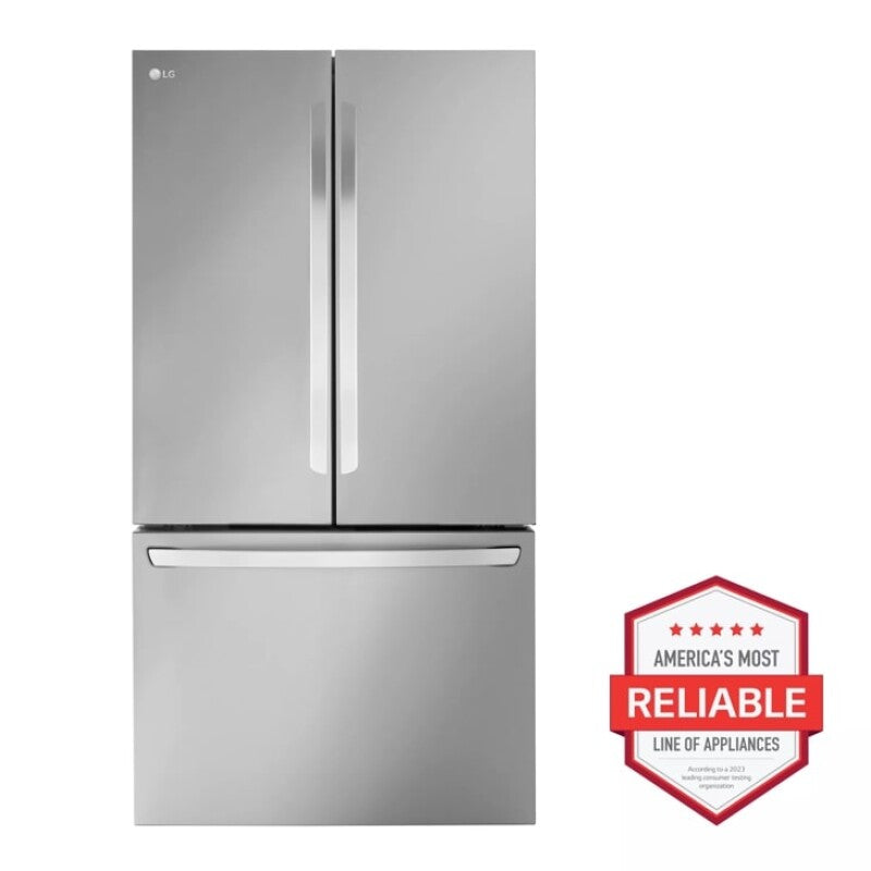 LG  27 Cu. Ft. Smart Counter-depth Max™ French Door Refrigerator - Stainless Steel (LRFLC2706S)