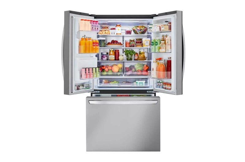 LG  26 Cu. Ft. Smart Counter-depth Max™ Refrigerator With Dual Ice Makers - Stainless Steel (LRFXC2606S)