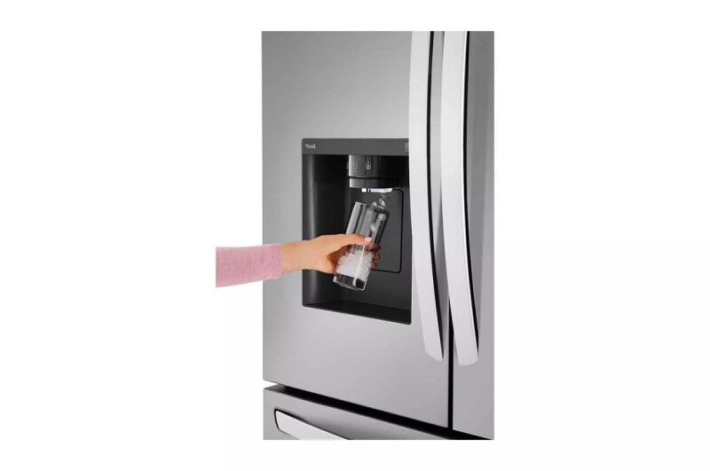 LG  26 Cu. Ft. Smart Counter-depth Max™ Refrigerator With Dual Ice Makers - Stainless Steel (LRFXC2606S)