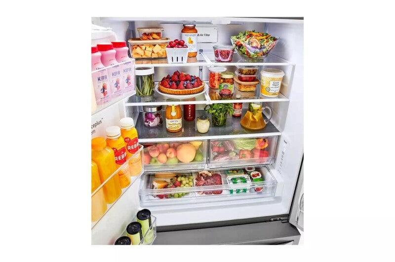 LG  26 Cu. Ft. Smart Counter-depth Max™ Refrigerator With Dual Ice Makers - Stainless Steel (LRFXC2606S)