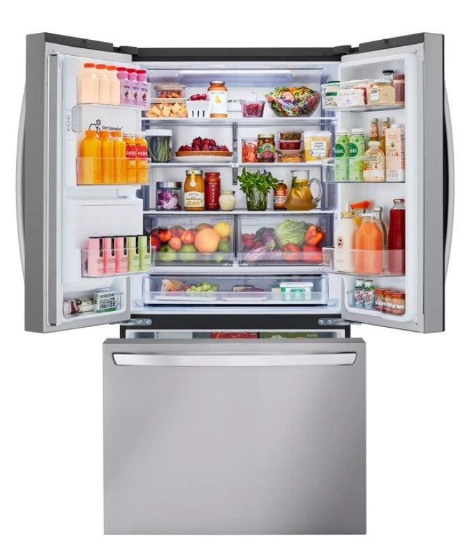 LG  31 Cu. Ft. Smart Standard-depth Max™ French Door Refrigerator With Dual Ice - Stainless Steel (LRFXS3106S)
