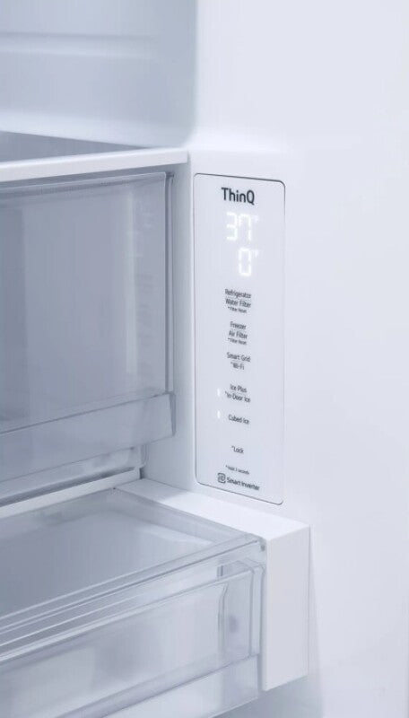 LG  31 Cu. Ft. Smart Standard-depth Max™ French Door Refrigerator With Dual Ice - Stainless Steel (LRFXS3106S)