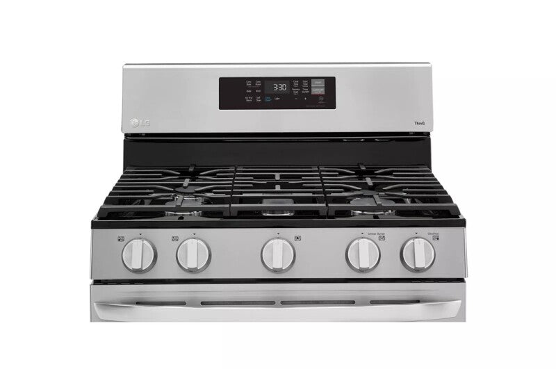 LG  5.8 Cu. Ft. Smart Wi-fi Enabled Fan Convection Gas Range With Air Fry & Easyclean® - Stainless Steel (LRGL5823S)