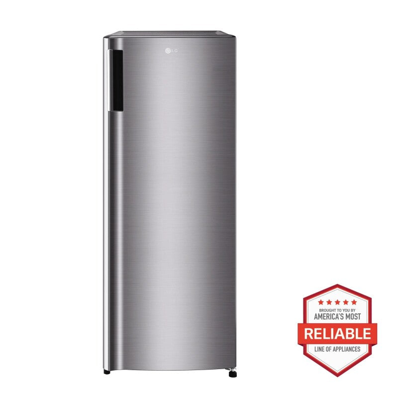 LG  5.8 Cu. Ft. Single Door Freezer - Stainless Look (LROFC0605V)