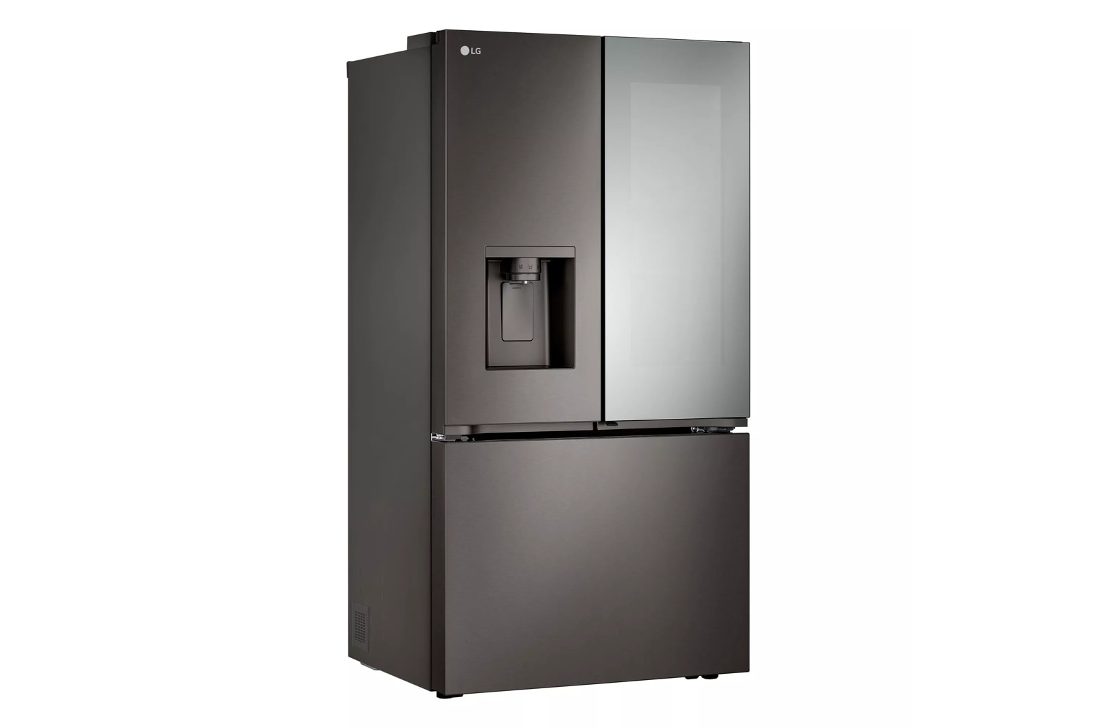 LG 31 cu. ft. Smart Standard-Depth MAX™ French Door Refrigerator with Four Types of Ice and Mirror InstaView®