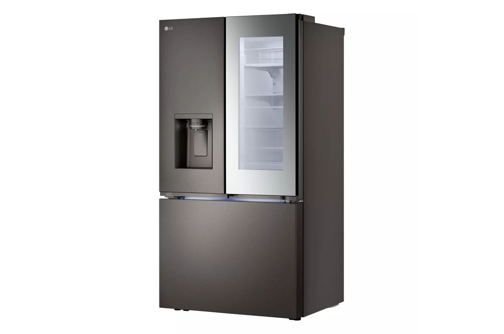 LG 31 cu. ft. Smart Standard-Depth MAX™ French Door Refrigerator with Four Types of Ice and Mirror InstaView®